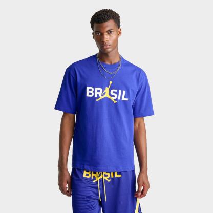Men's Jordan 85 Brazil Logo T-Shirt - Old Royal - view 1