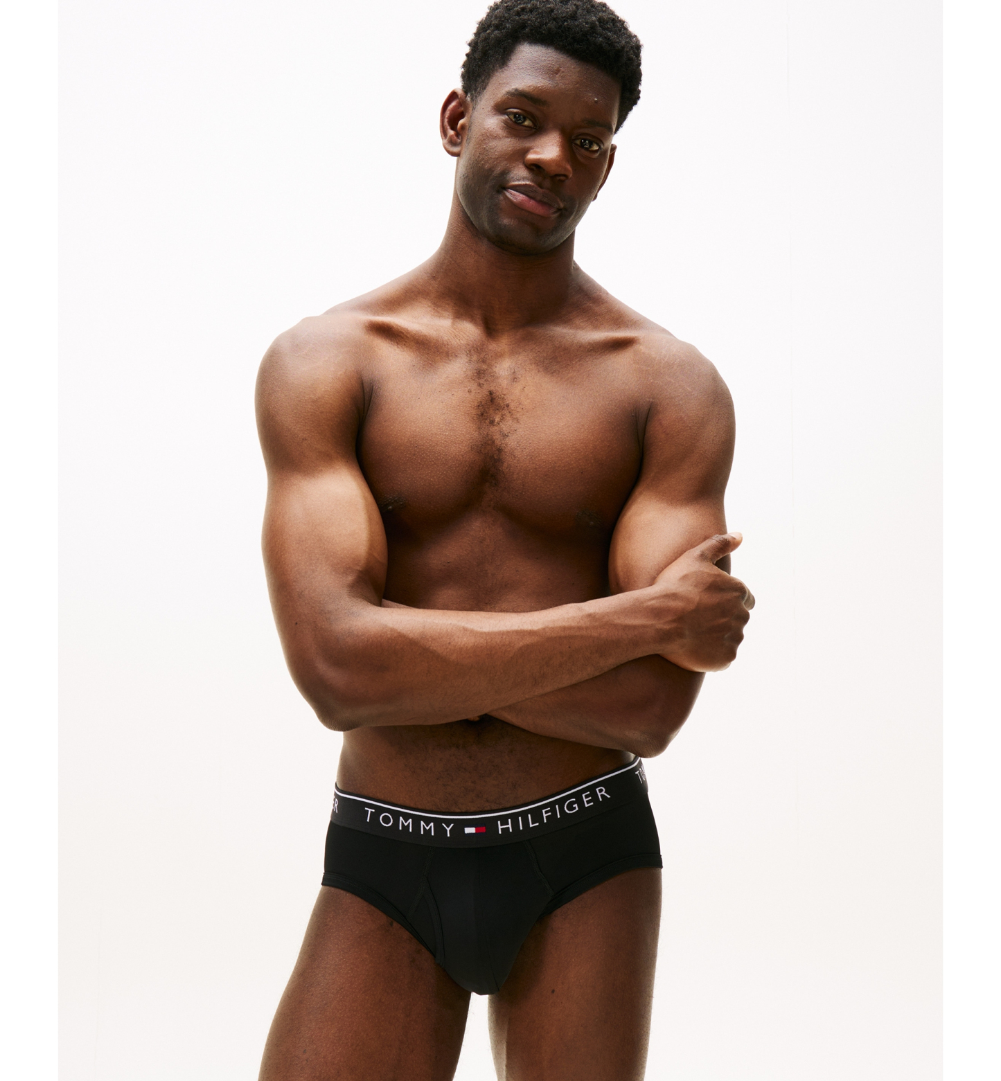 Tommy Hilfiger Men's 3-Pack Micro Moisture-Wicking Briefs Underwear Set - Black