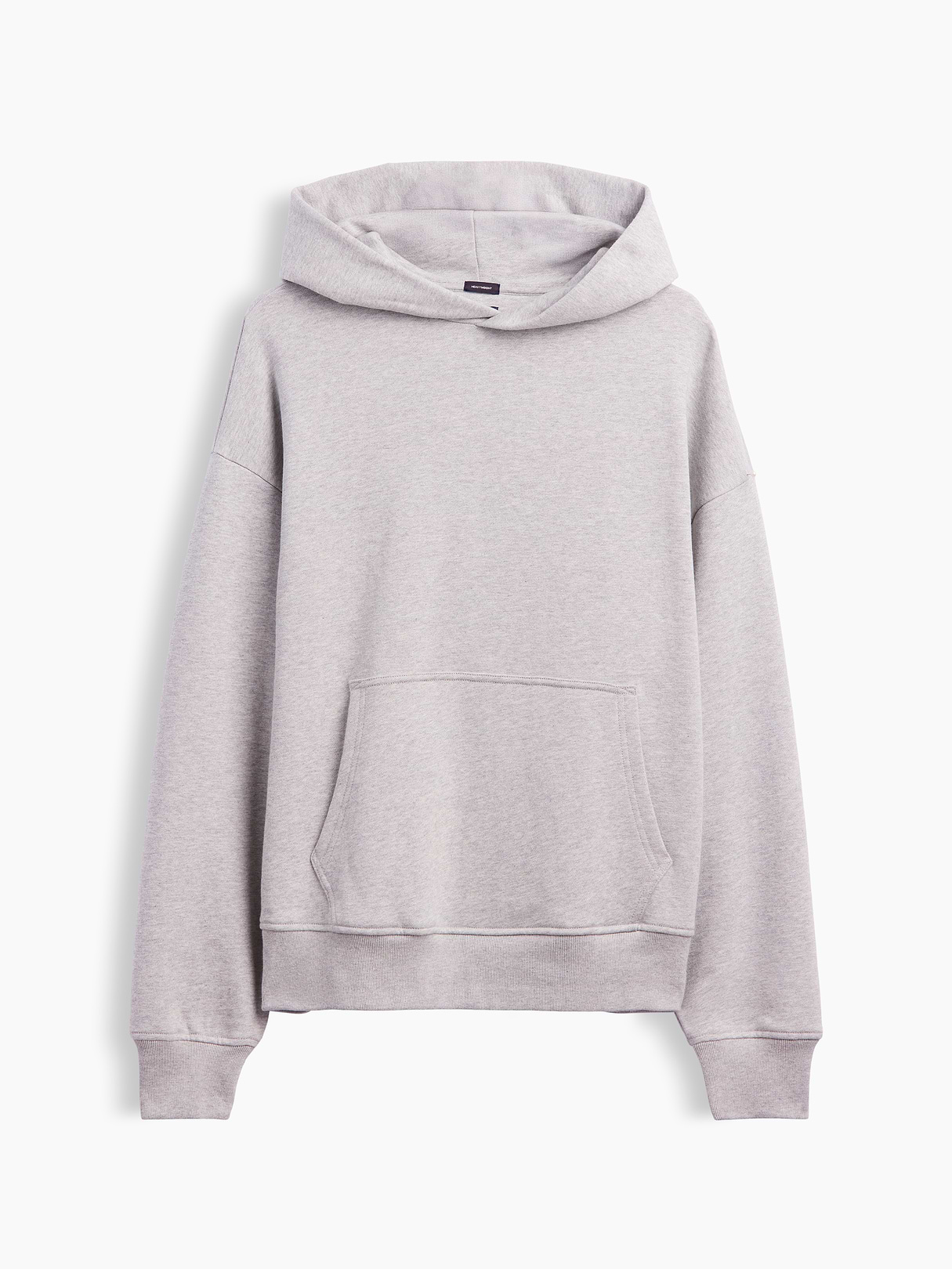 Adult Heavyweight Oversized Hoodie - Light heather grey