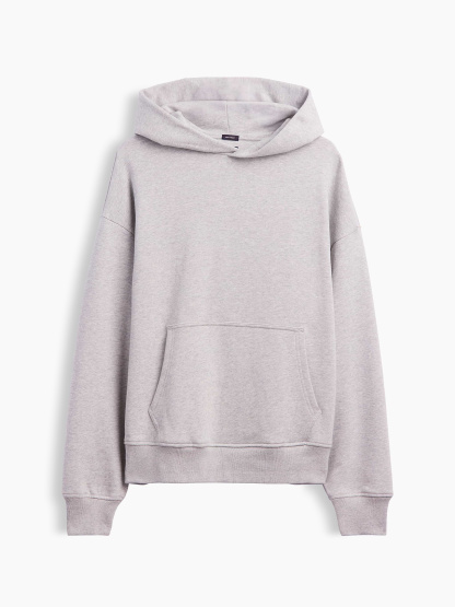 Adult Heavyweight Oversized Hoodie - Light heather grey