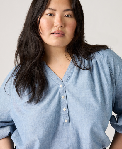 Levi's Women's Reverie Split V-Neck Blouse - Why Hello
