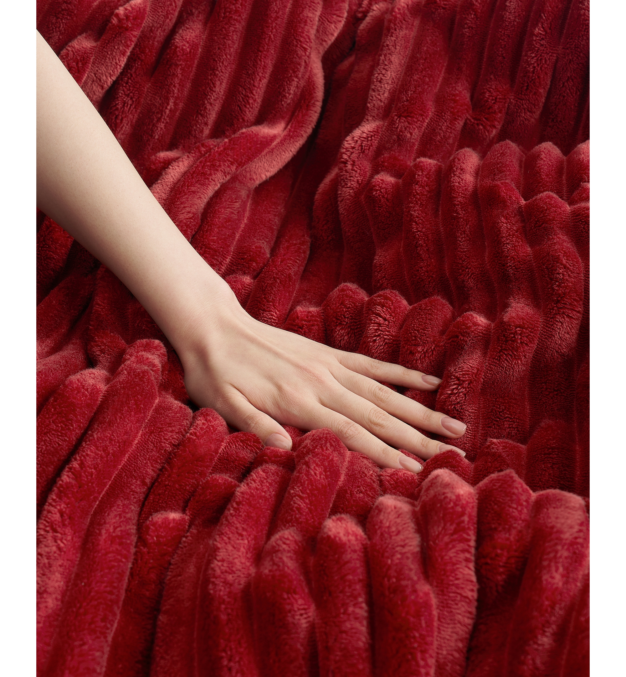 UGG® Avery Ribbed Comforter Set - Coffee Berry