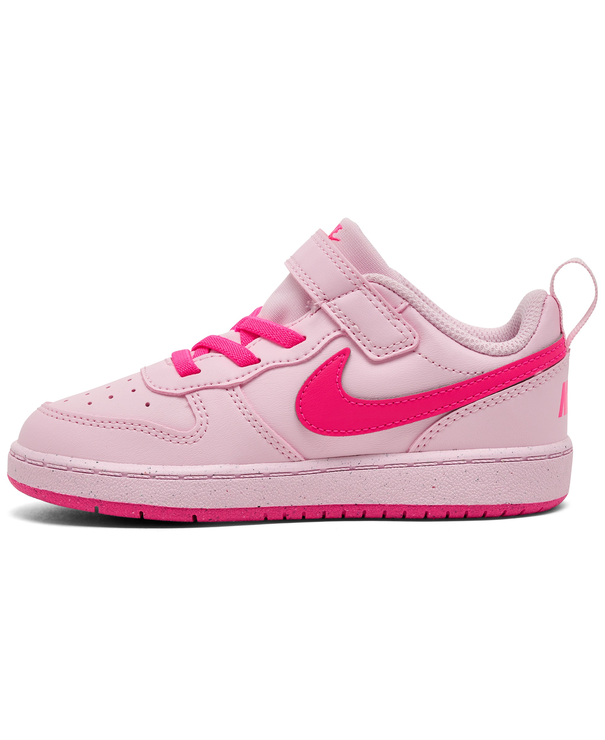 Nike Infant-Toddler Kids Court Borough Low Recraft Fastening Strap Casual Sneakers from Finish Line - Pink