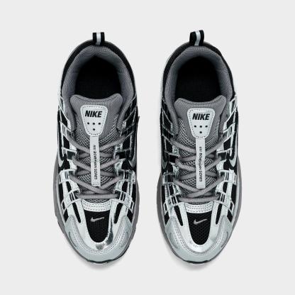 Little Kids' Nithtke P-6000 Casual Shoes - Black/Pencil Point/Dark Grey/Metallic Silver - Top view