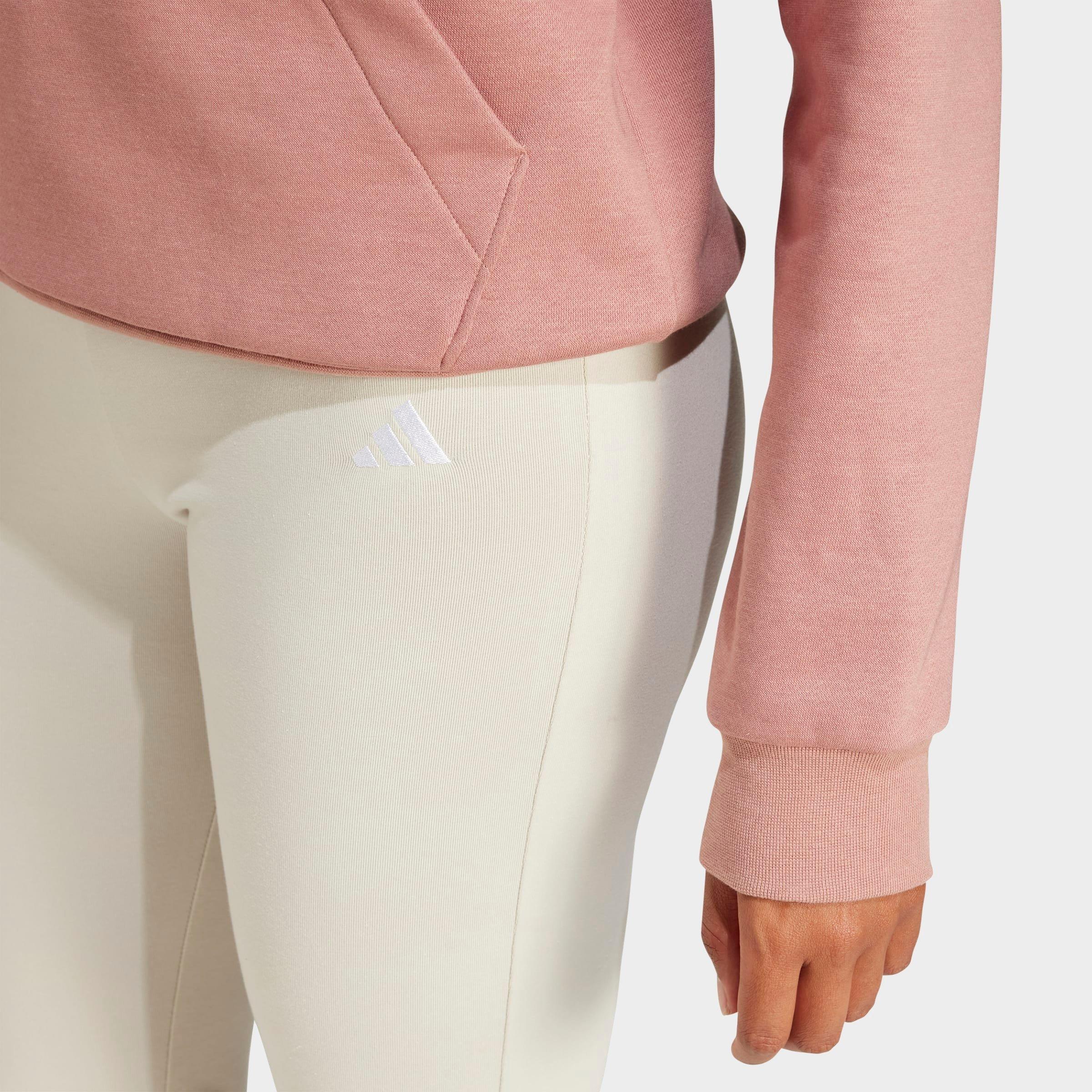 Women's adidas Essentials Small Logo Flared Leggings - Wonder Alumina/White