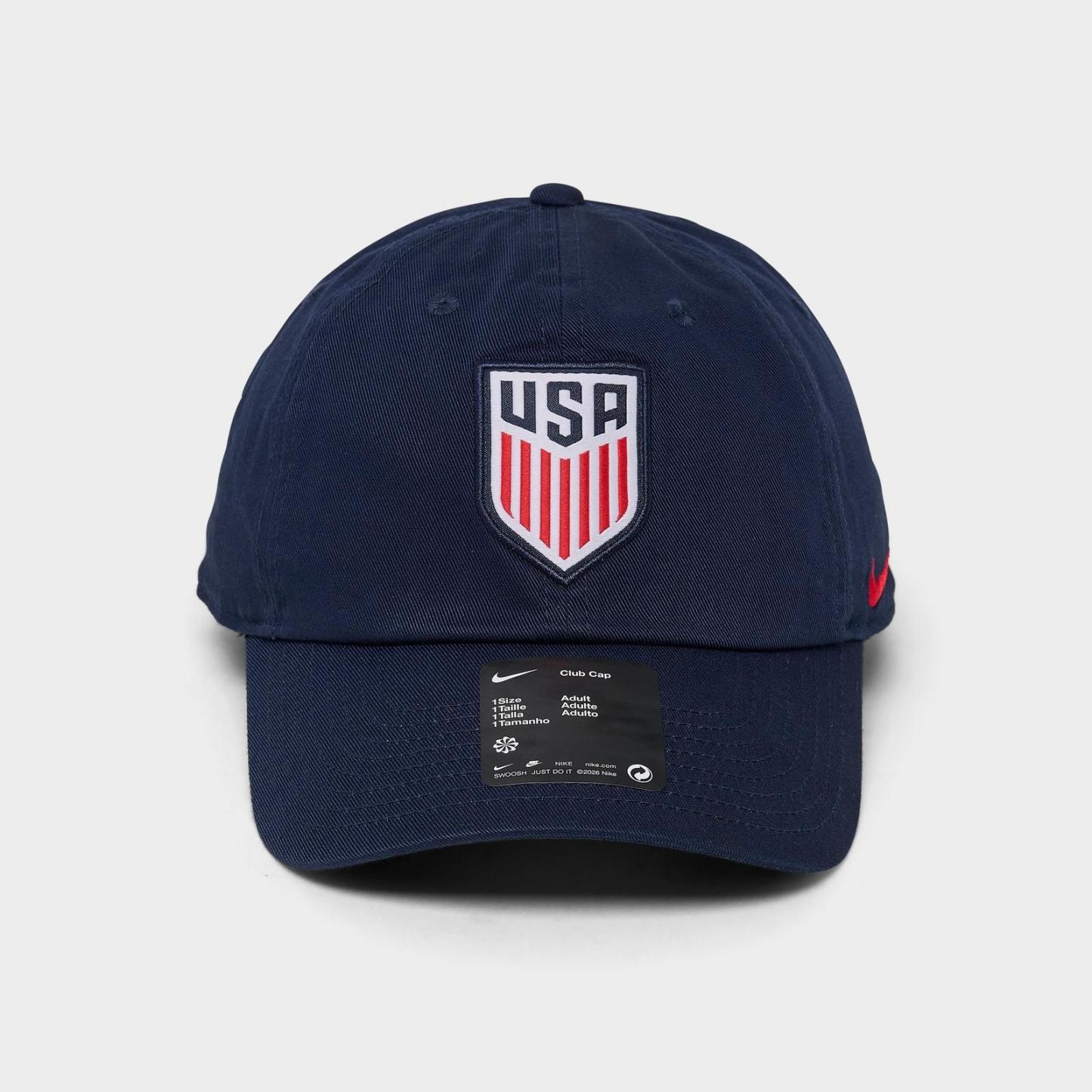 Nike USA Soccer Club Strapback Hat - Navy