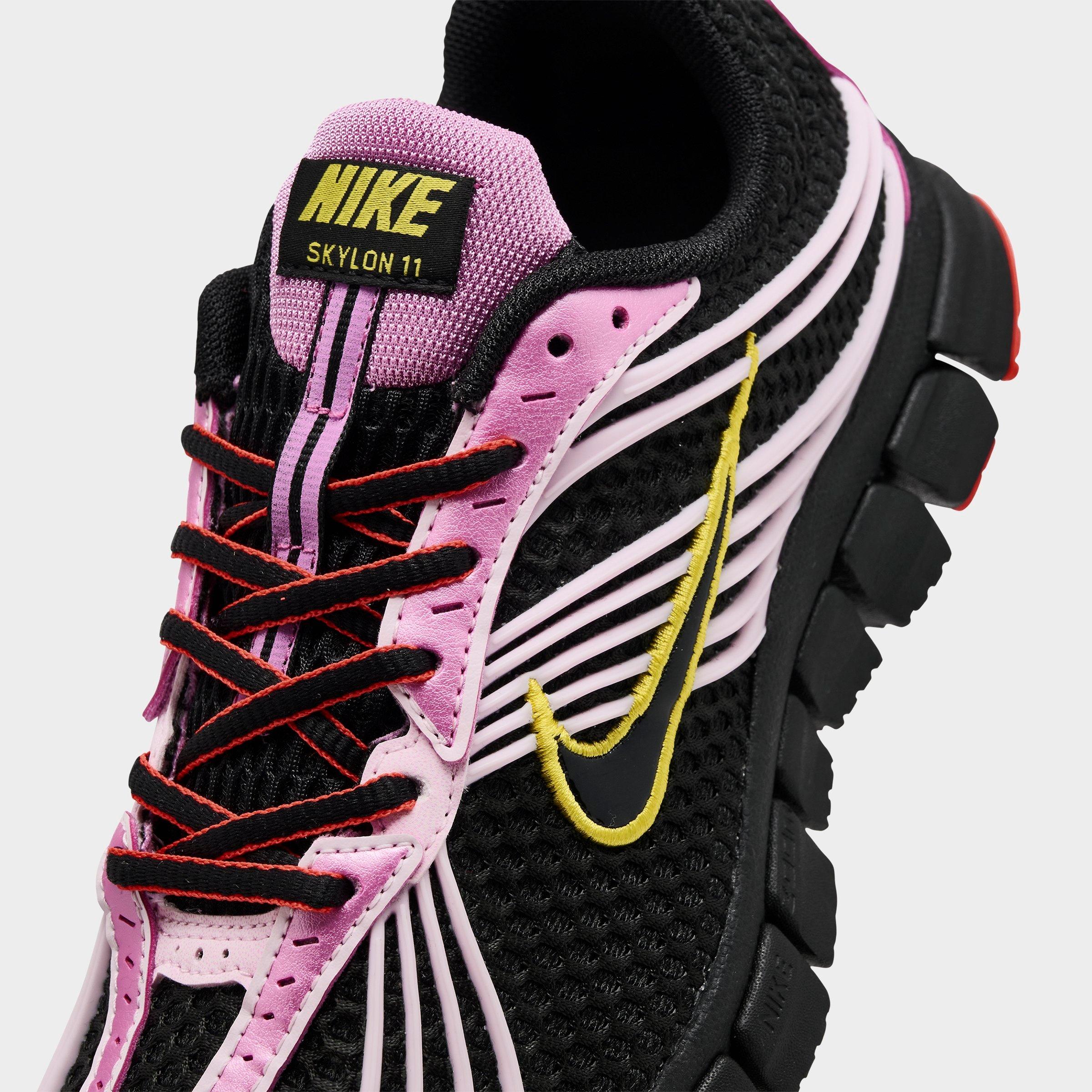 Women's Nithtke Zoom Skylon 11 Casual Shoes - Black/Black/Light Magenta/Pink Foam - Detail shot