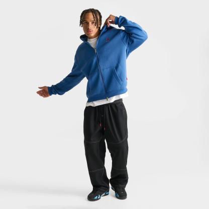 Men's Jordan Brooklyn Full-Zip Hoodie - True Blue/University Red - view 2