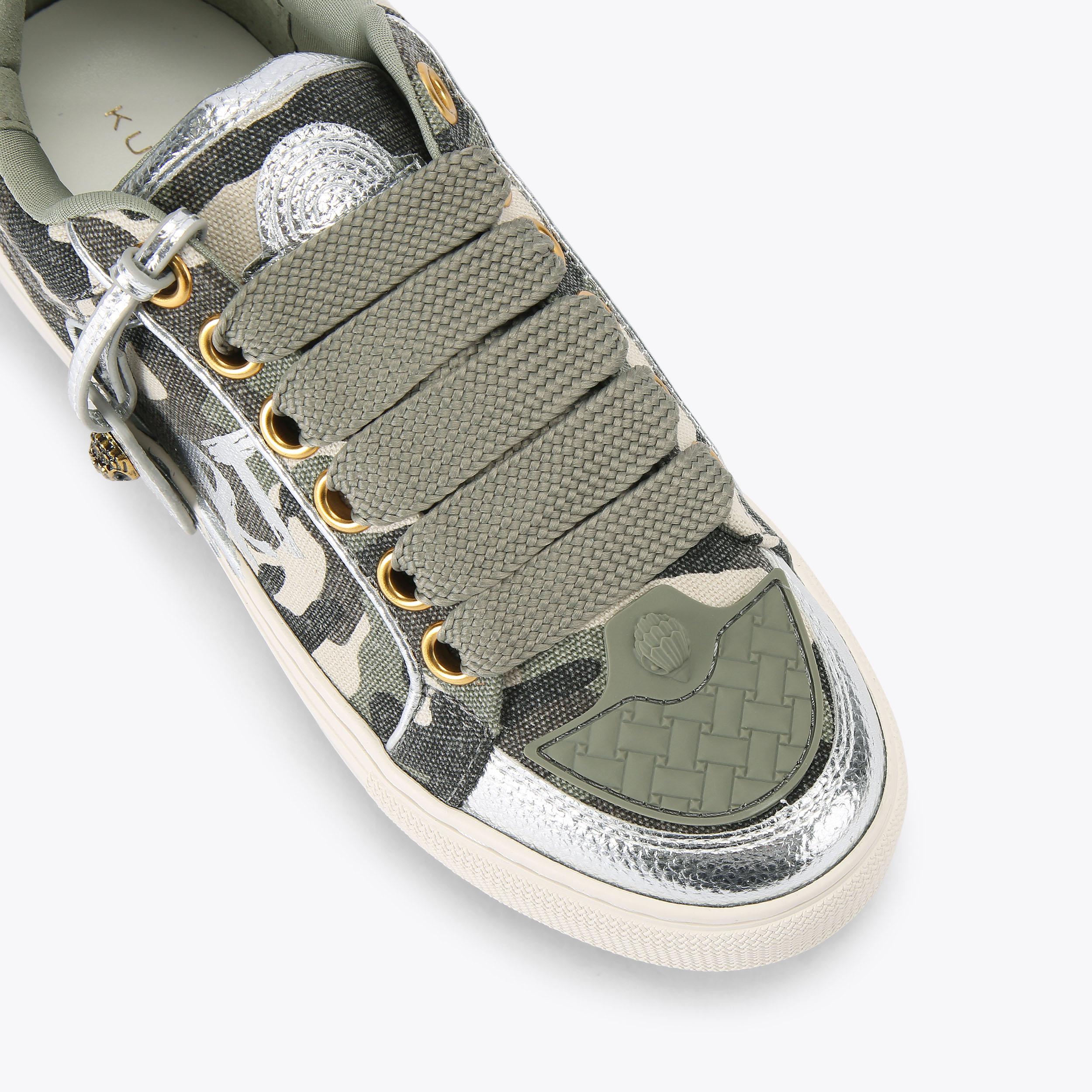 Kurt Geiger London Southbank Tag Sneaker - Green - view 5