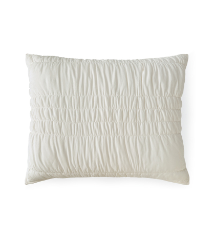 UGG® Devon Tide Ruched  Quilt Set - Ivory