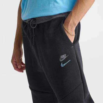 Men's Nithtke Tech Fleece Stacked Swoosh Jogger Pants - Black/Iron Grey