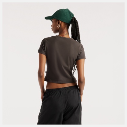New Balance Trackside Ringer T-Shirt, WT62O4MBBLK