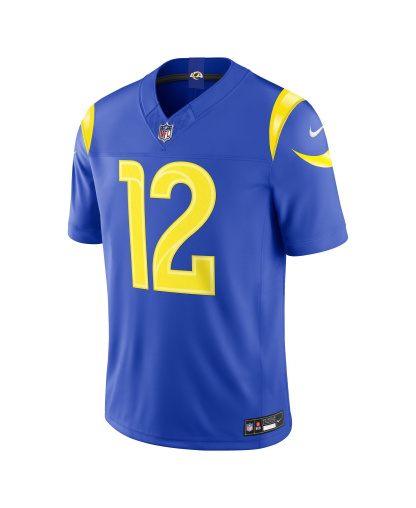 Nike Men's Puka Nacua Royal Los Angeles Rams Vapor F.U.S.E. Stitched Limited Jersey - Royal