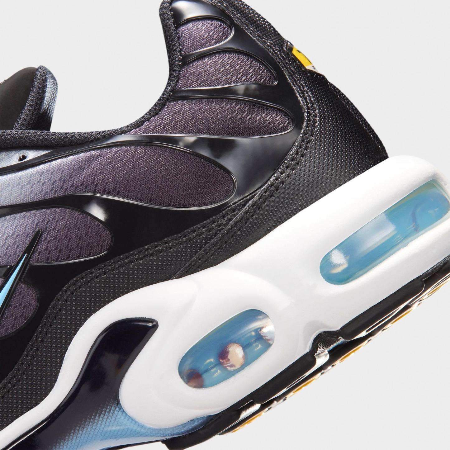 Men's Nithtke Air Max Plus Casual Shoes - Black/Light Smoke Grey/White/Football Blue - Detail shot