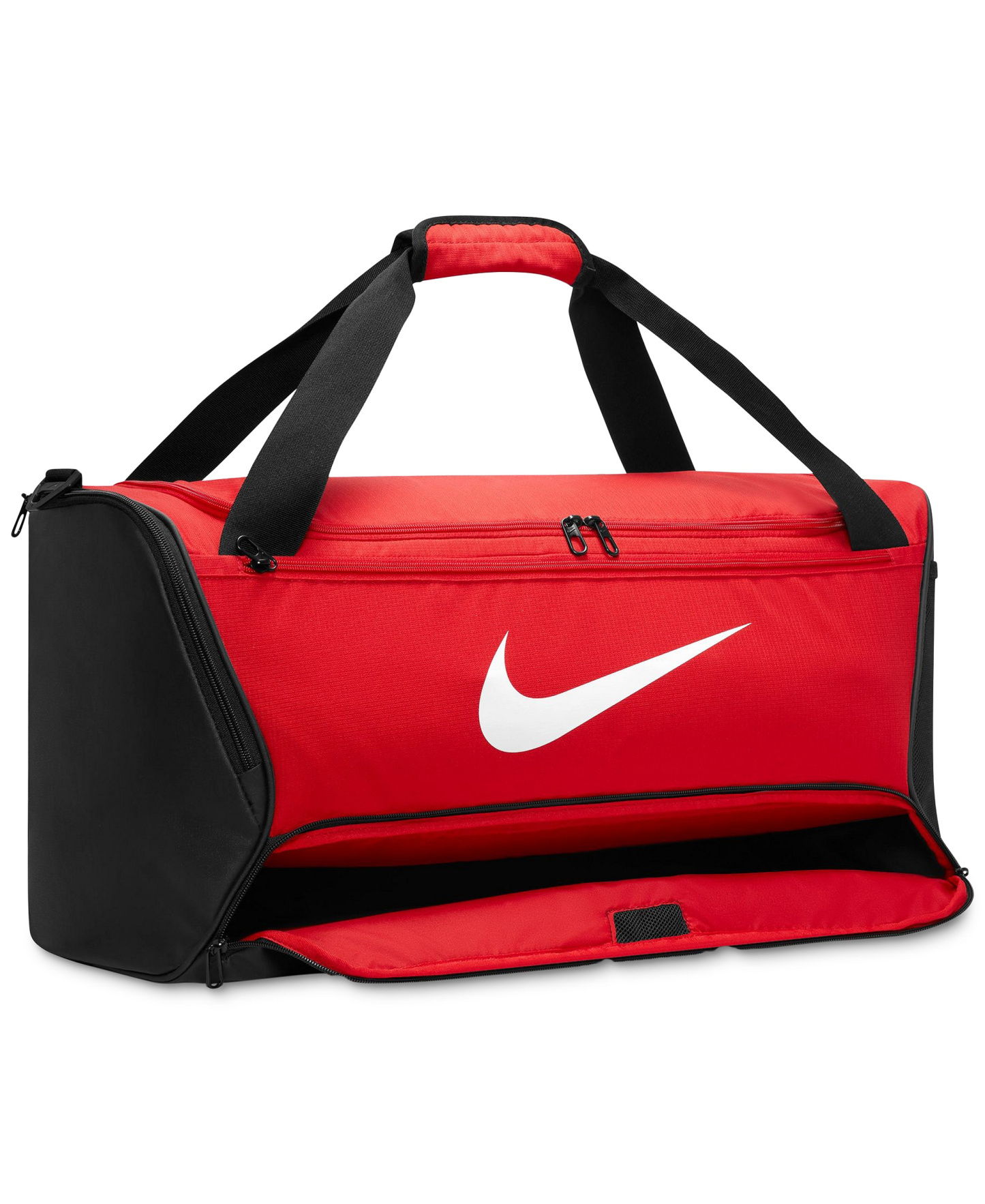 Nike Brasilia 9.5 Training Duffel Bag (Medium, 60L) - Red