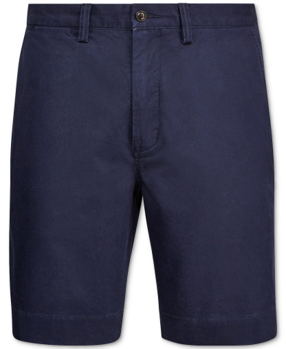 Polo Ralph Lauren Men's Stretch Classic-Fit Chino Shorts, 9" inseam - Nautical Ink