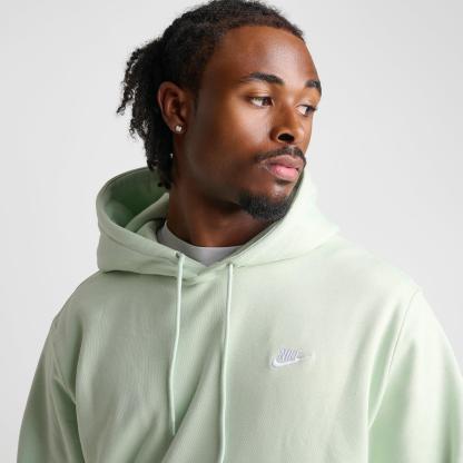 Men's Nithtke Club Fleece Premium Embroidered Pullover Hoodie - Part 2 - Jade Aura/Jade Aura/White