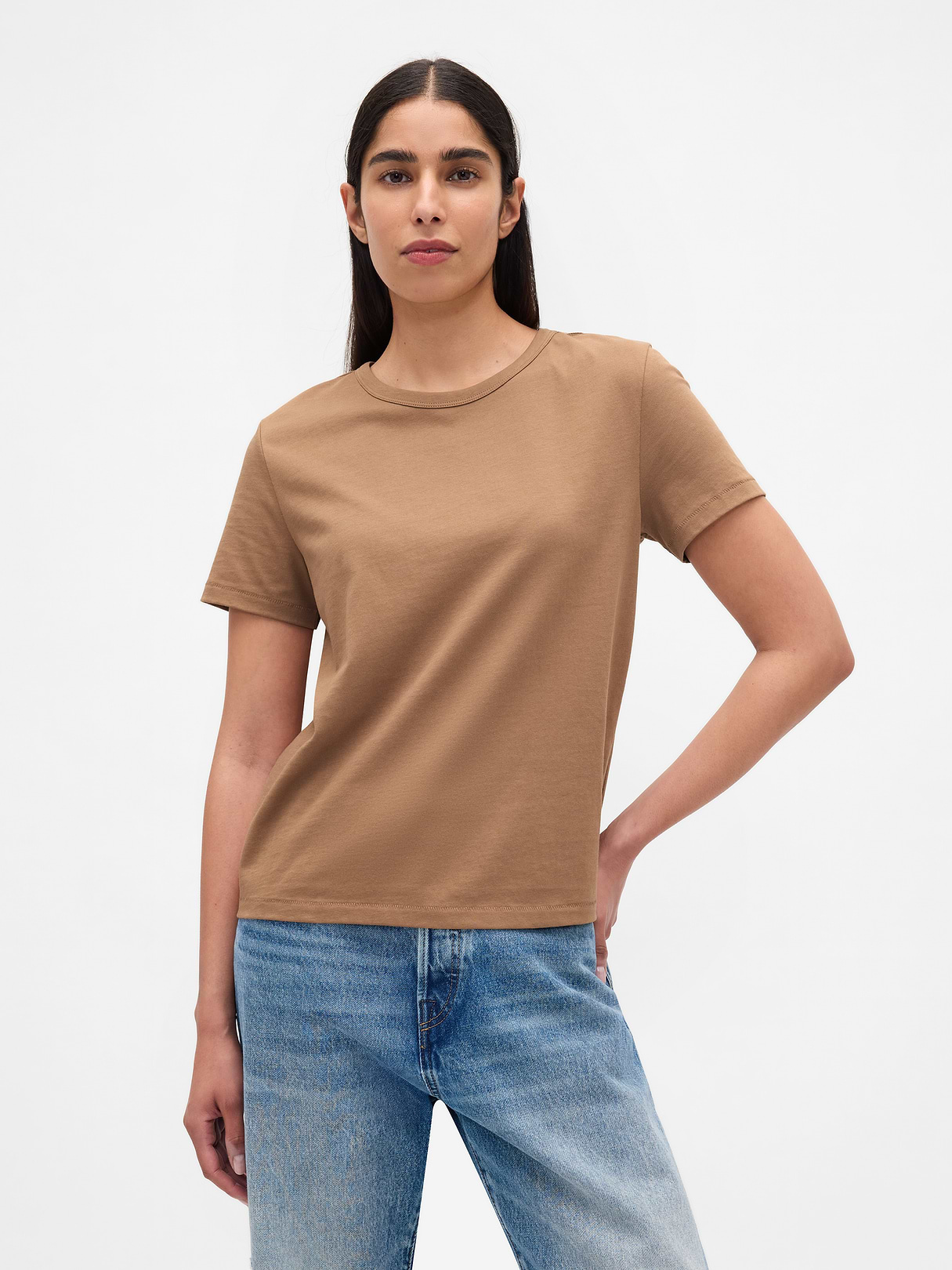 Organic Cotton VintageSoft T-Shirt - Kola nut brown