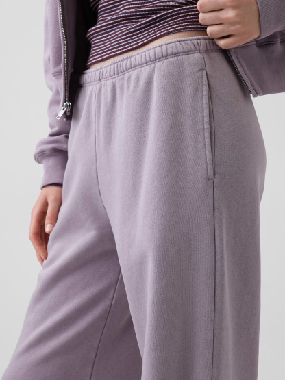 VintageSoft Baggy Sweatpants - Dusty mauve purple