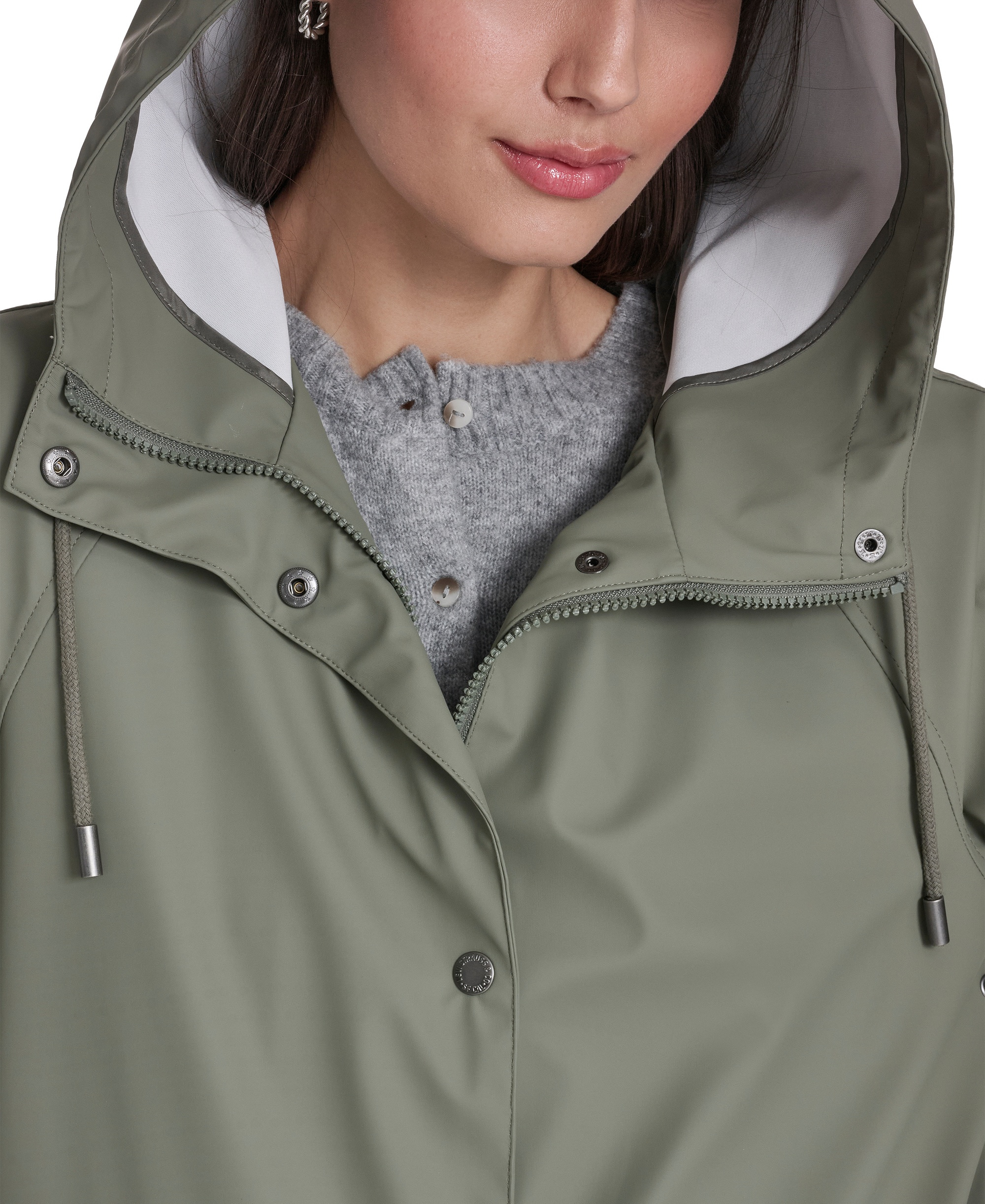 Levi's Women's Raglan Sleeve Rain Jacket - Sage