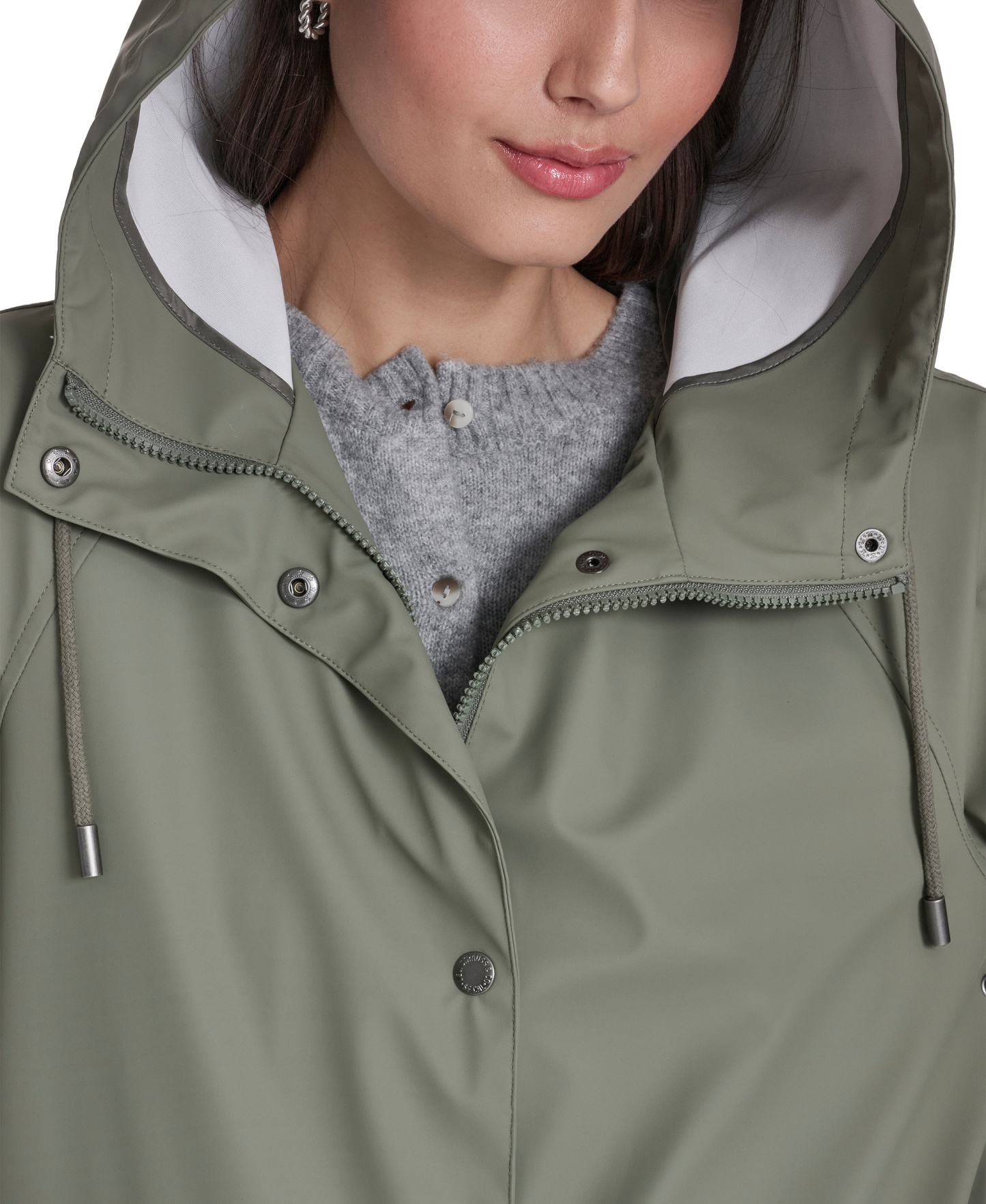 Levi's Women's Raglan Sleeve Rain Jacket - Sage