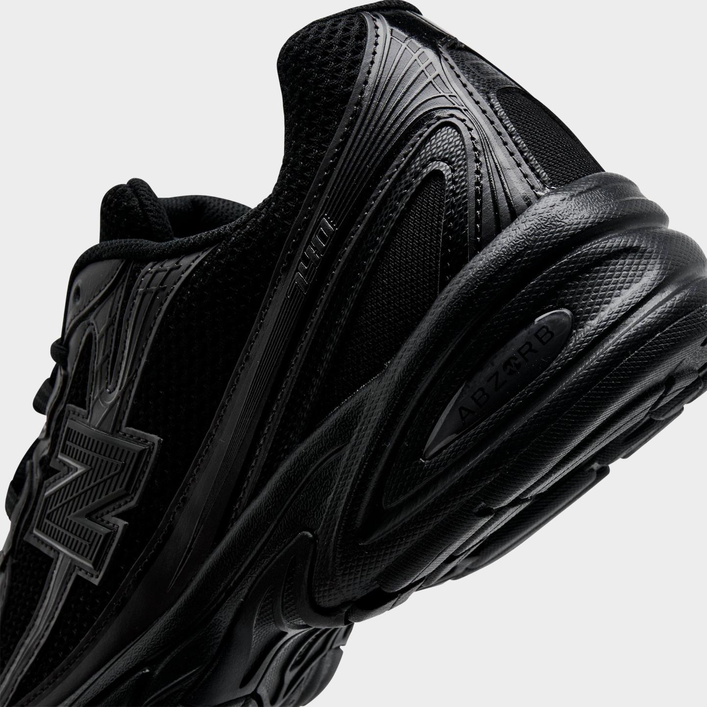 Men's New Balance 740 Casual Shoes - Black/Black Cement - view 3