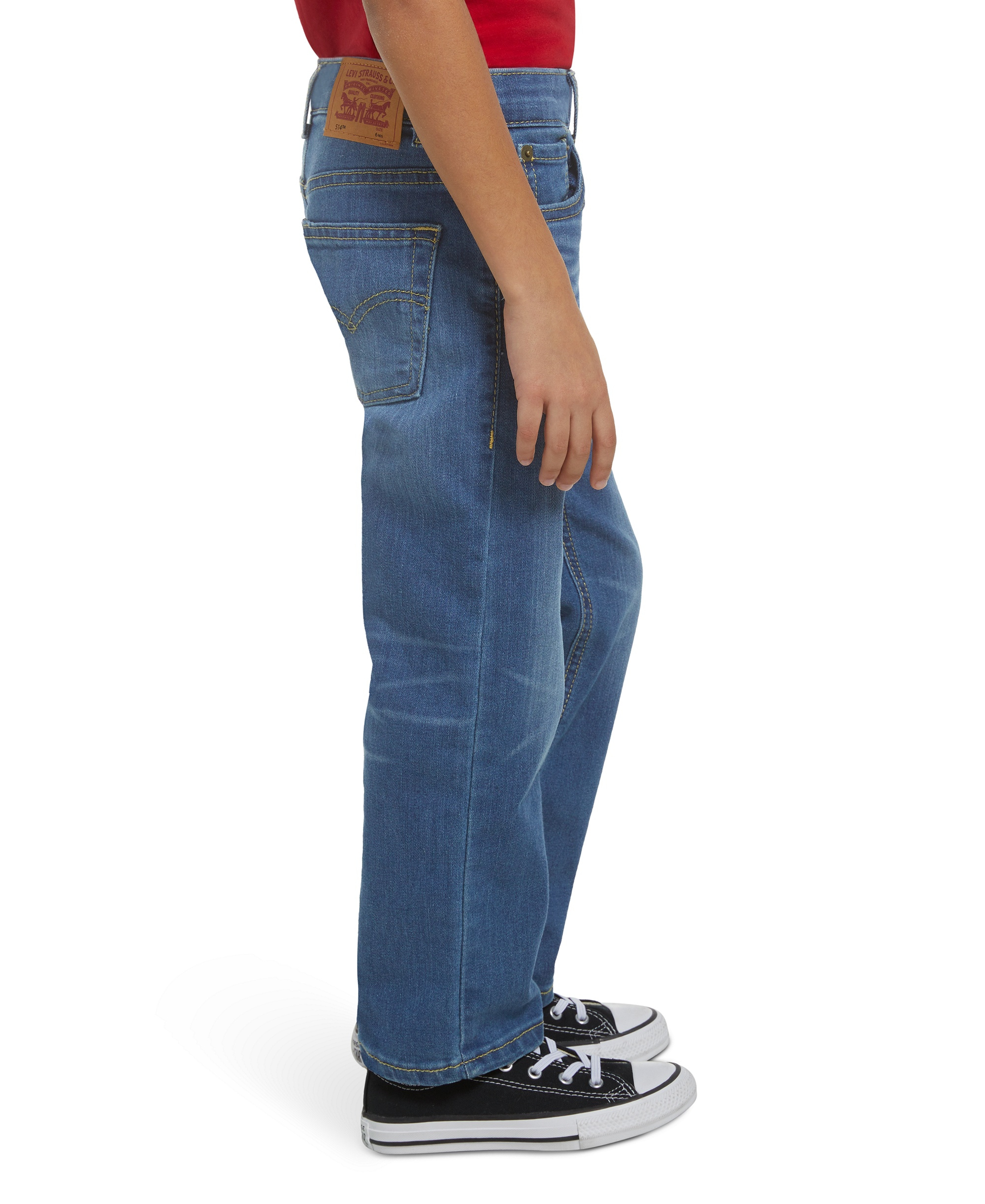 Levi's Boys' 4-7 514 Straight Stretch Performance Jeans - Blue