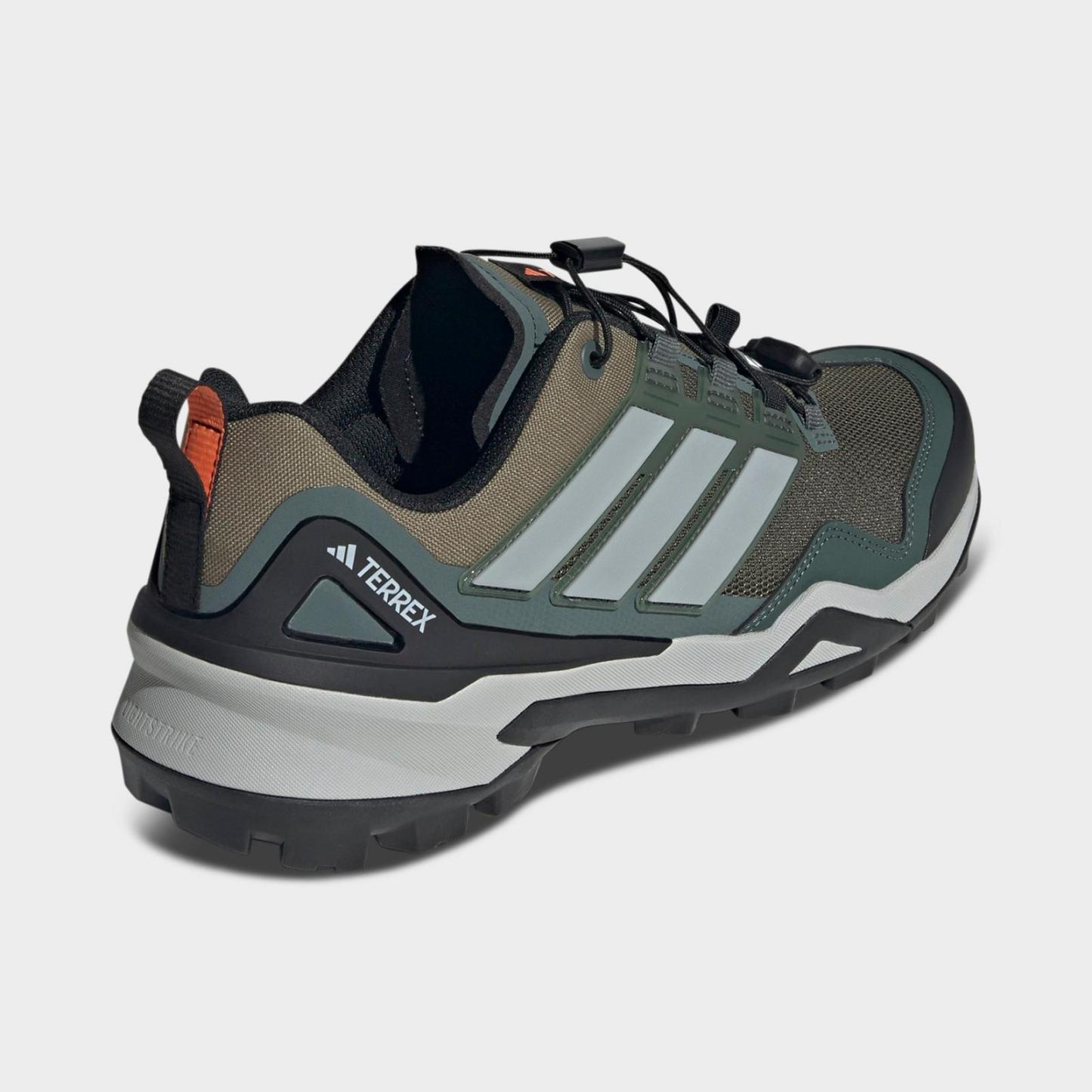 Men's adidas Terrex Skychaser Hiking Shoes - Olive Strata/Grey/Core Black - view 4