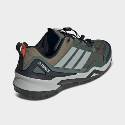 Men's adidas Terrex Skychaser Hiking Shoes - Olive Strata/Grey/Core Black - view 4