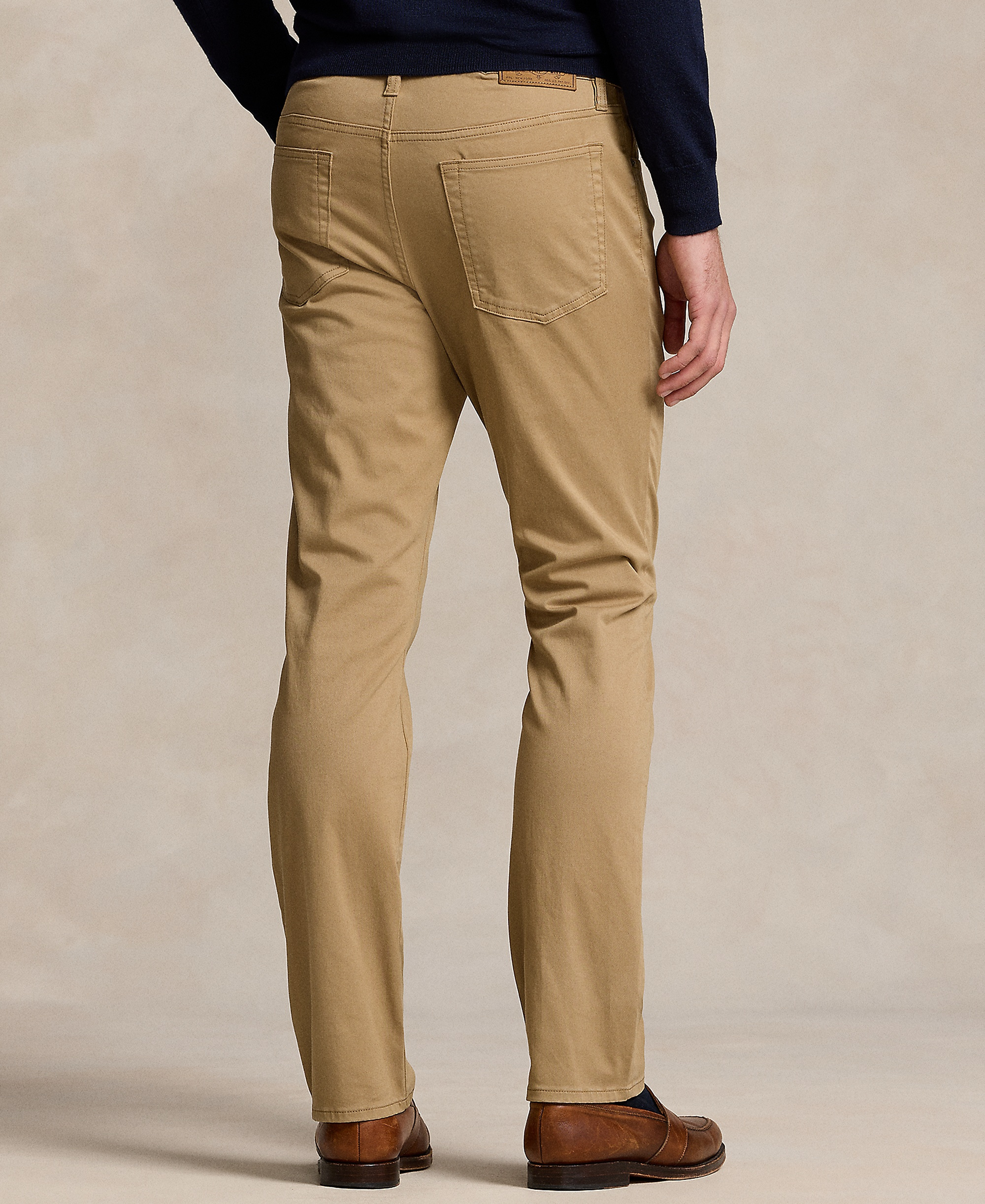 Polo Ralph Lauren Men's Varick Slim Straight Stretch Sateen Pants - Khaki