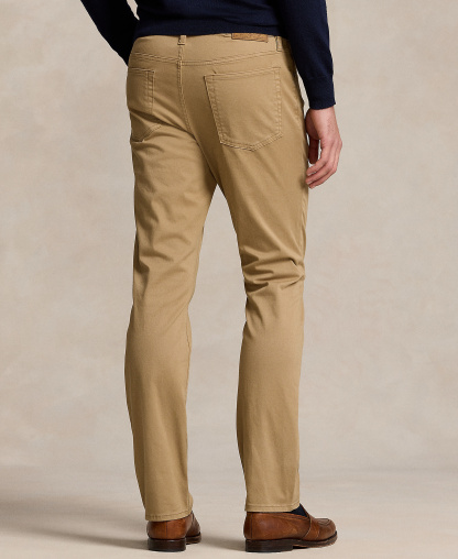 Polo Ralph Lauren Men's Varick Slim Straight Stretch Sateen Pants - Khaki