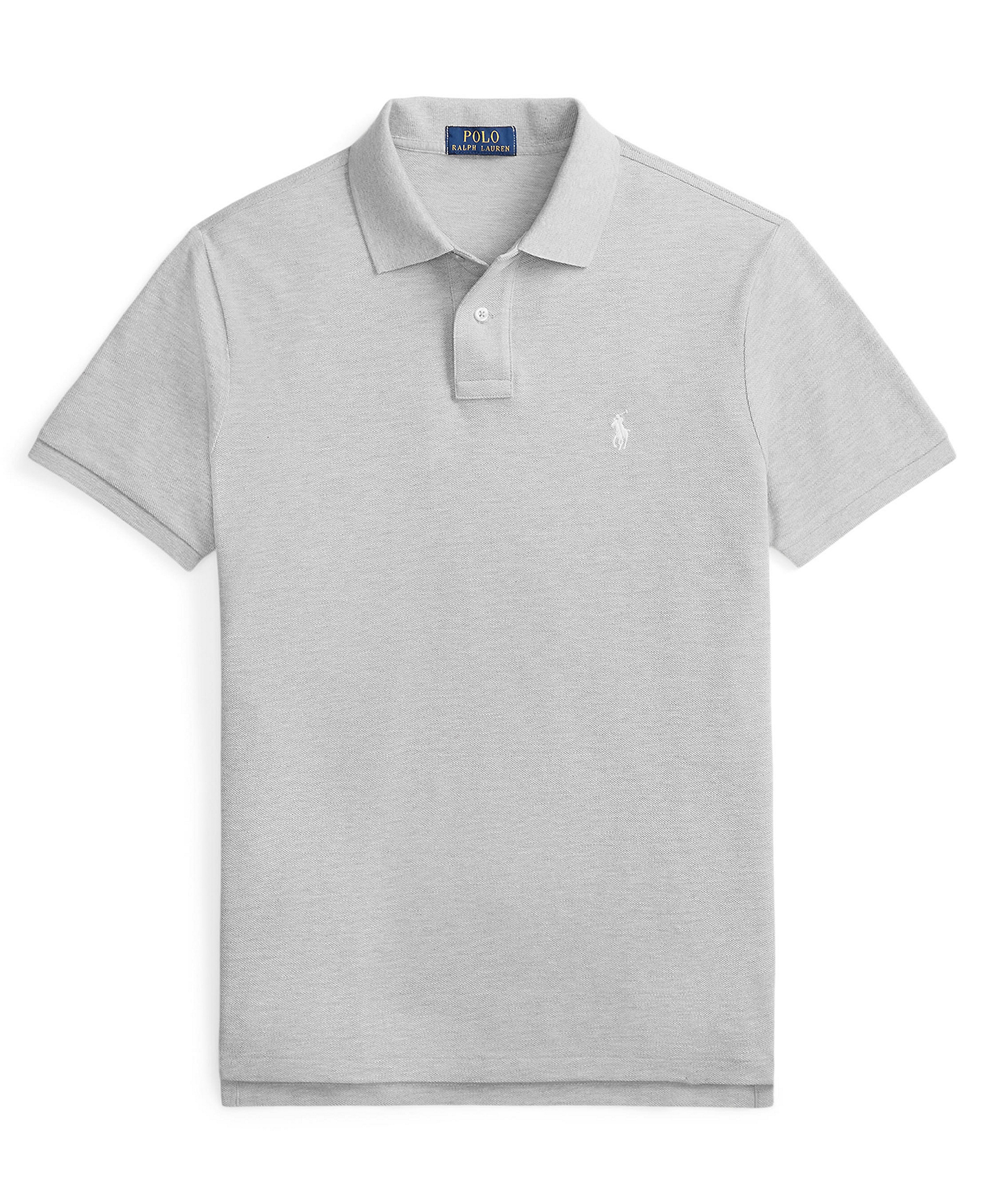 Polo Ralph Lauren Men's Custom Slim-Fit Mesh Polo Shirt - Spring Heather