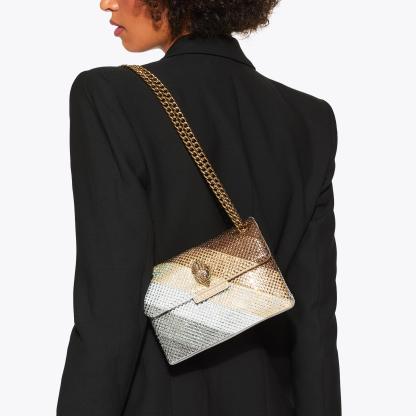 Kurt Geiger London Mini Crystal Kensington Bag - Metallics - view 7