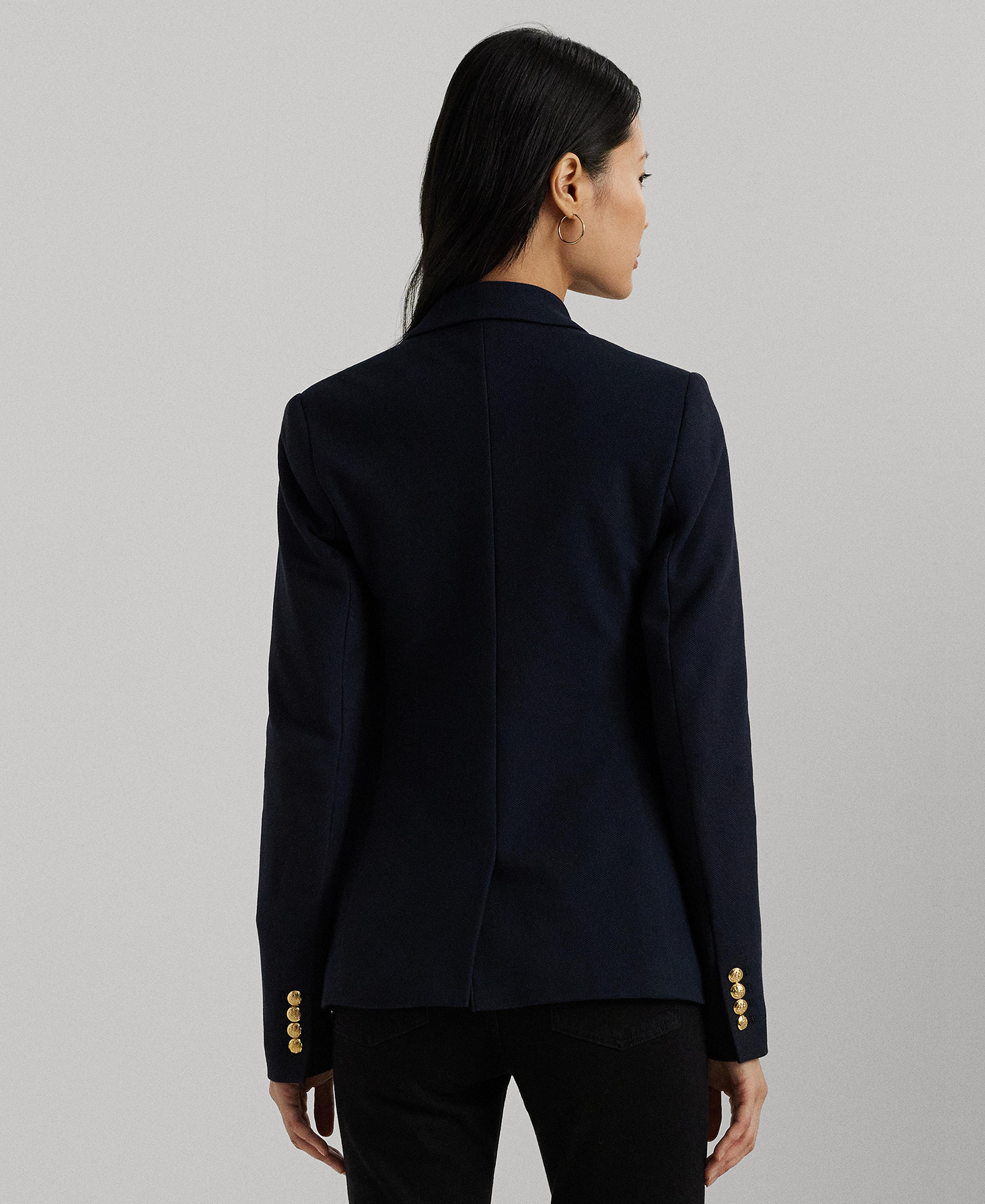 Lauren Ralph Lauren Bullion Jacquard Blazer - Lauren Navy