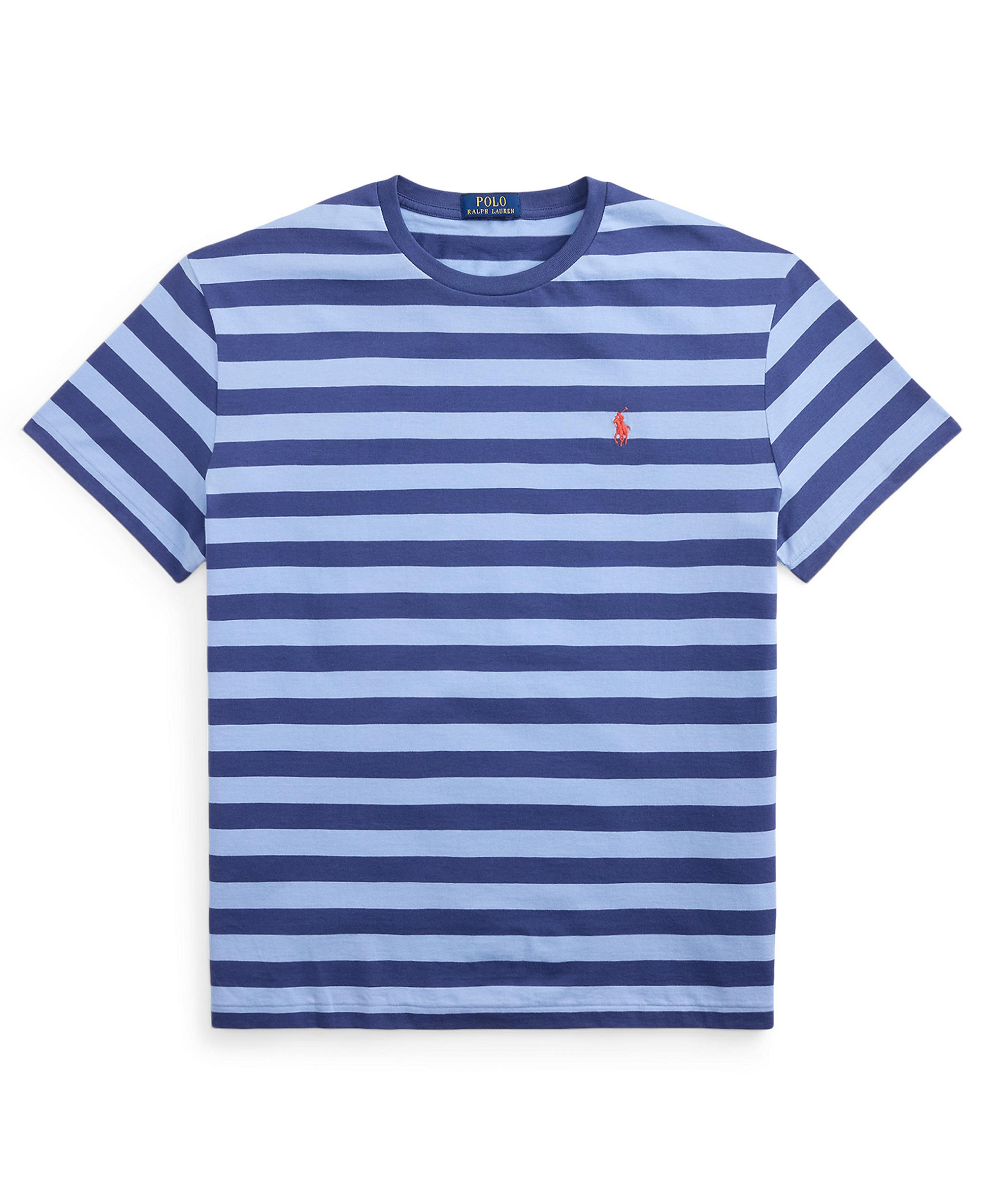 Polo Ralph Lauren Men's Classic-Fit Stripe T-Shirt - Chambray Blue/Light Navy