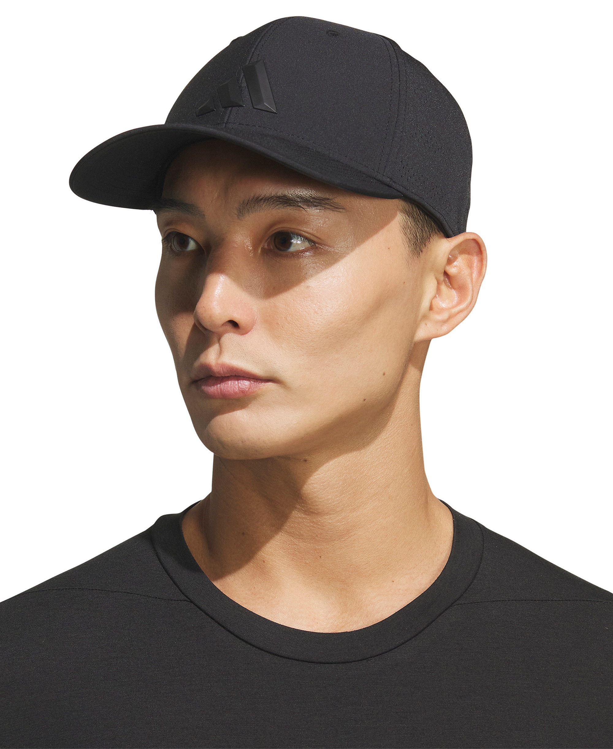 adidas Men's Game Day Stretch-Fit Hat - Black