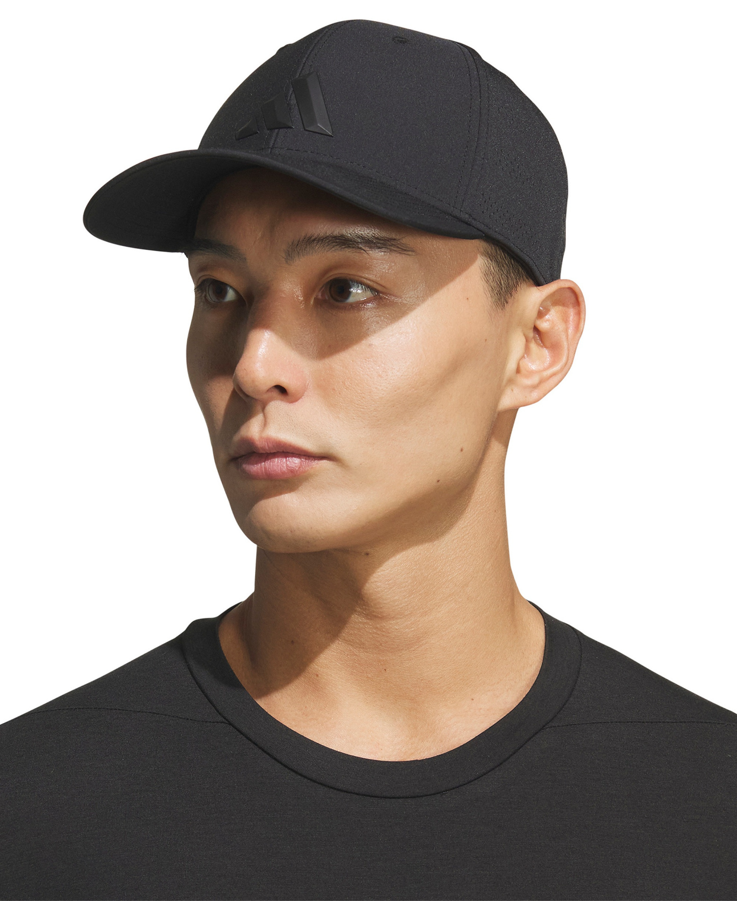 adidas Men's Game Day Stretch-Fit Hat - Black
