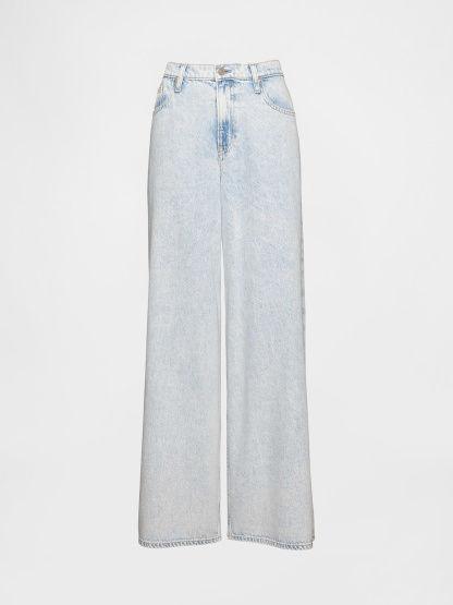 Low Slung Extra Baggy Jeans - Light indigo