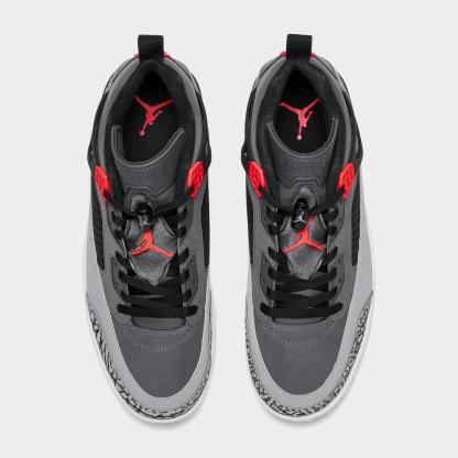Men's Jordan Spizike Low Casual Shoes - Dark Grey/Infrared/Black - view 5