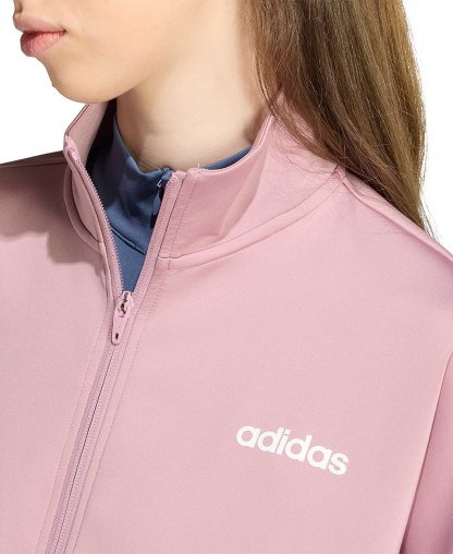 adidas Women's Hyperglam Track Cropped Training Track Jacket - Magic Mauve