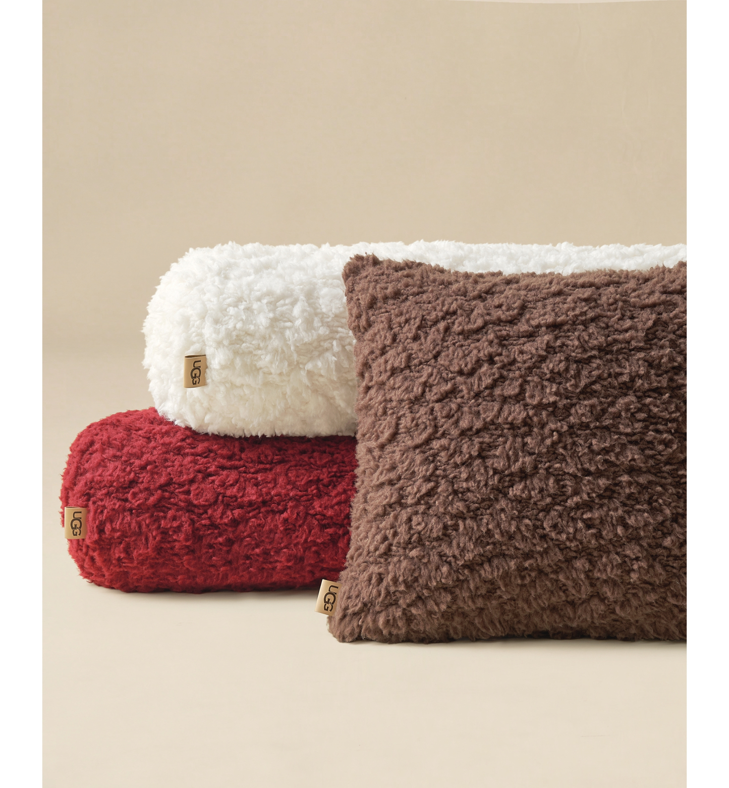 UGG® Shira Chunky Euro Pillow, 24" x 24" - Allspice