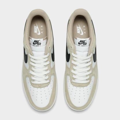 Men's Nike Air Force 1 '07 LV8 Casual Shoes - Summit White/Desert Khaki/Black