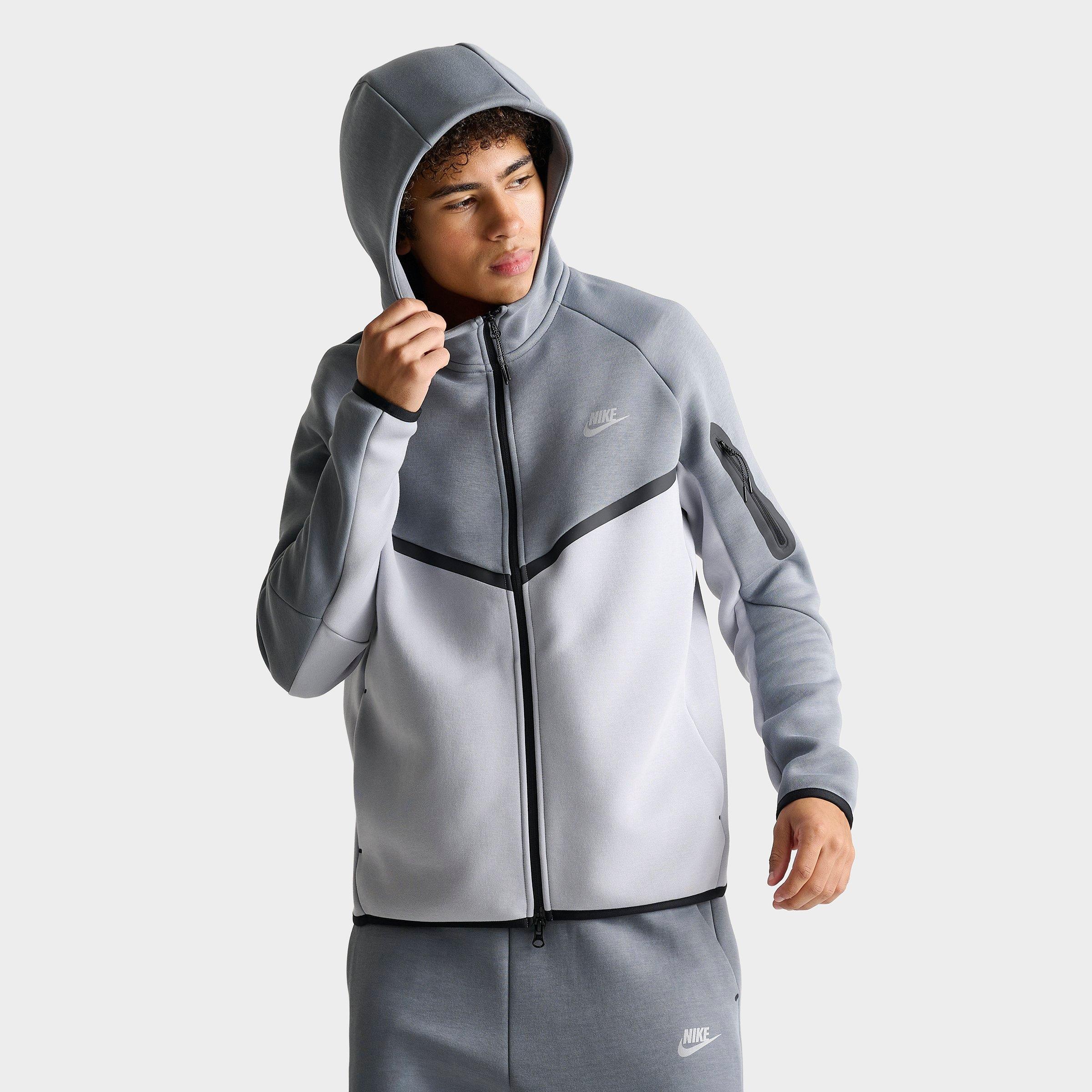 Men's Nithtke Tech Fleece Windrunner Full-Zip Hoodie - Part 2 - Cool Grey/Wolf Grey