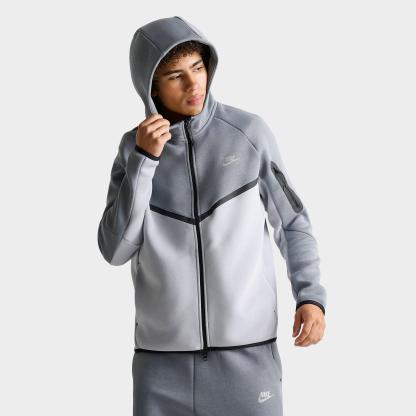 Men's Nithtke Tech Fleece Windrunner Full-Zip Hoodie - Part 2 - Cool Grey/Wolf Grey