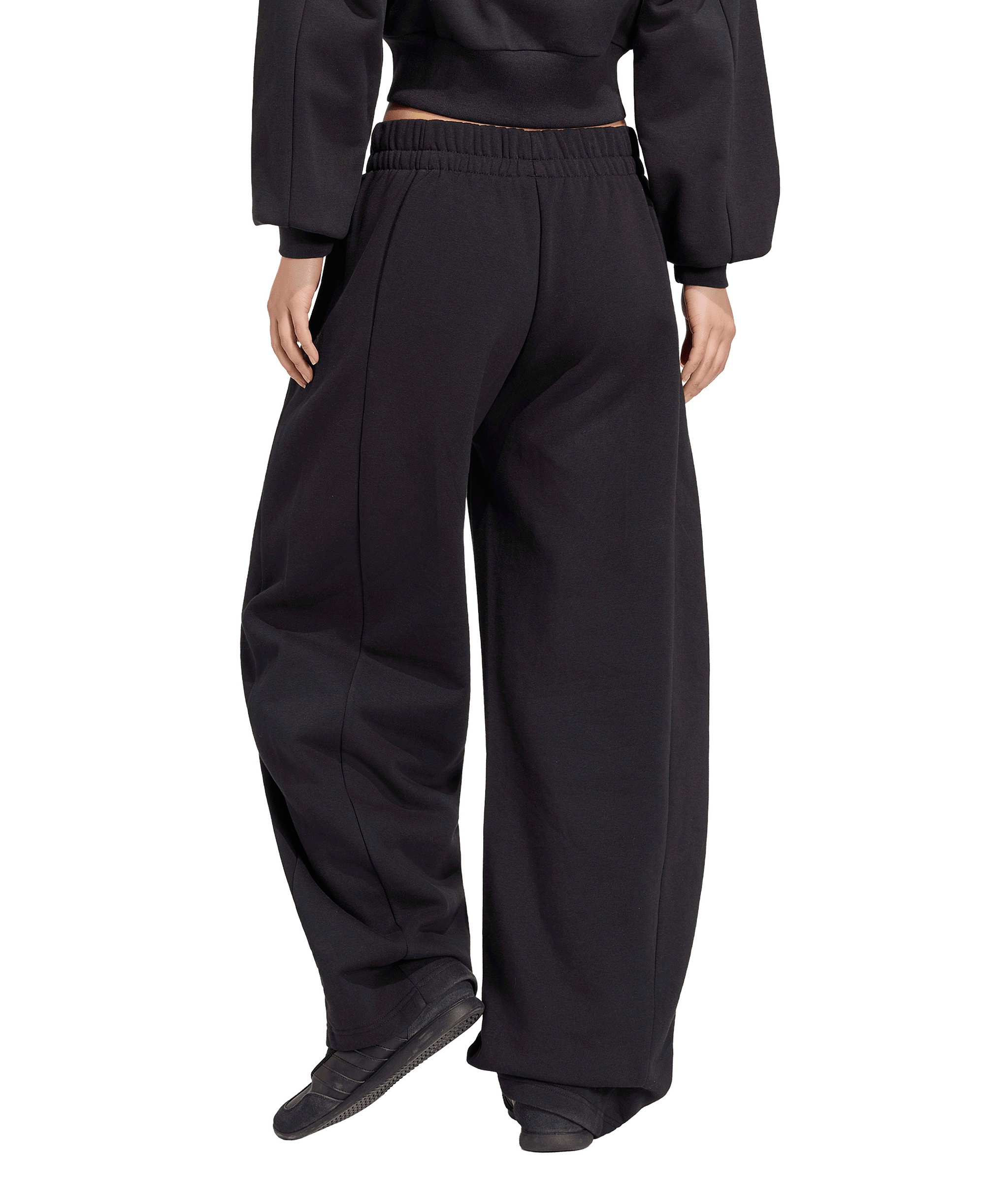 adidas Women's Essentials Contemporary Fleece Barrel Pants - Black