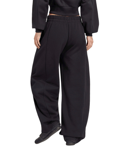 adidas Women's Essentials Contemporary Fleece Barrel Pants - Black