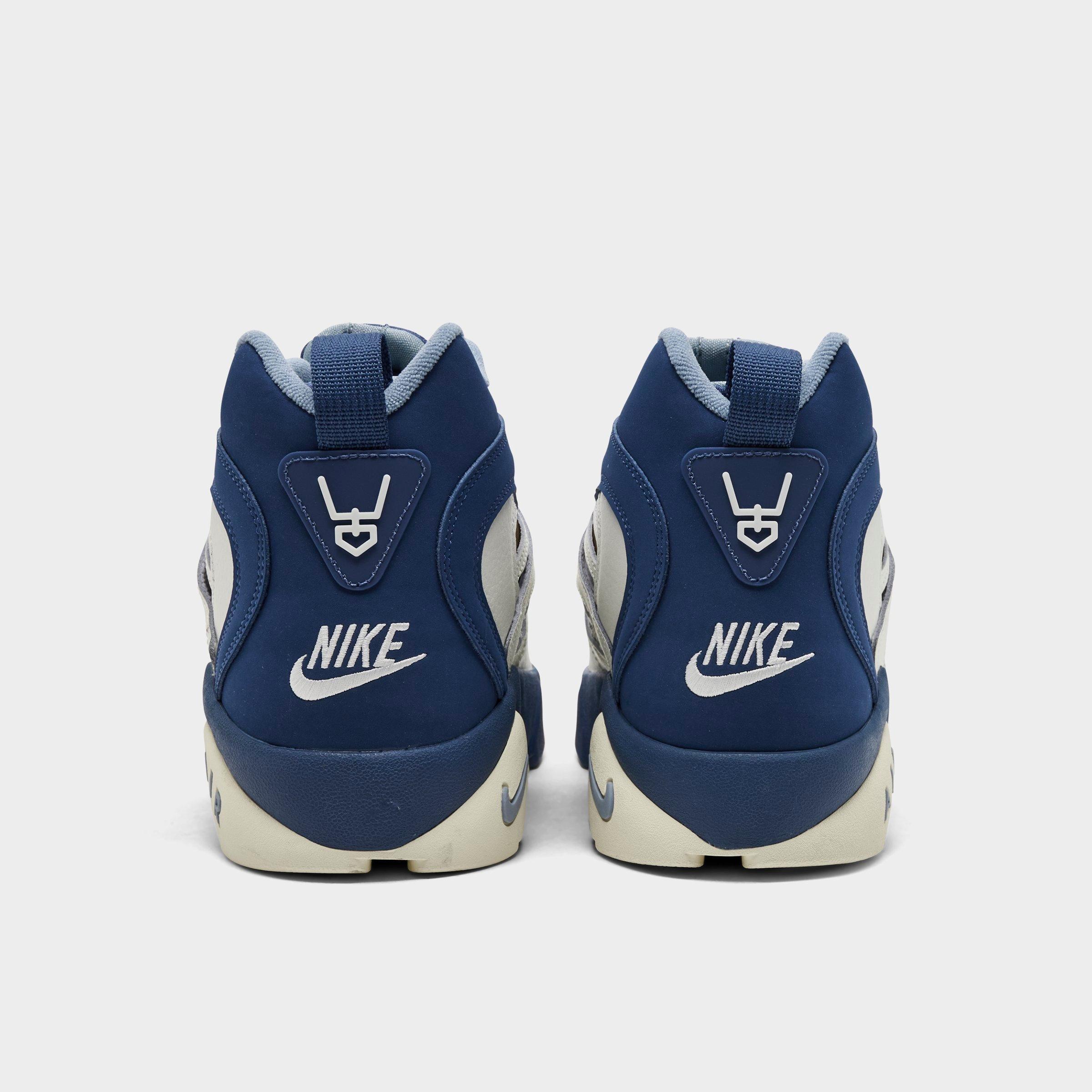 Men's Nithtke Air Diamond Turf 2 Casual Shoes - Sail/Mystic Navy/Blue Grey/Metallic Gold - Back view