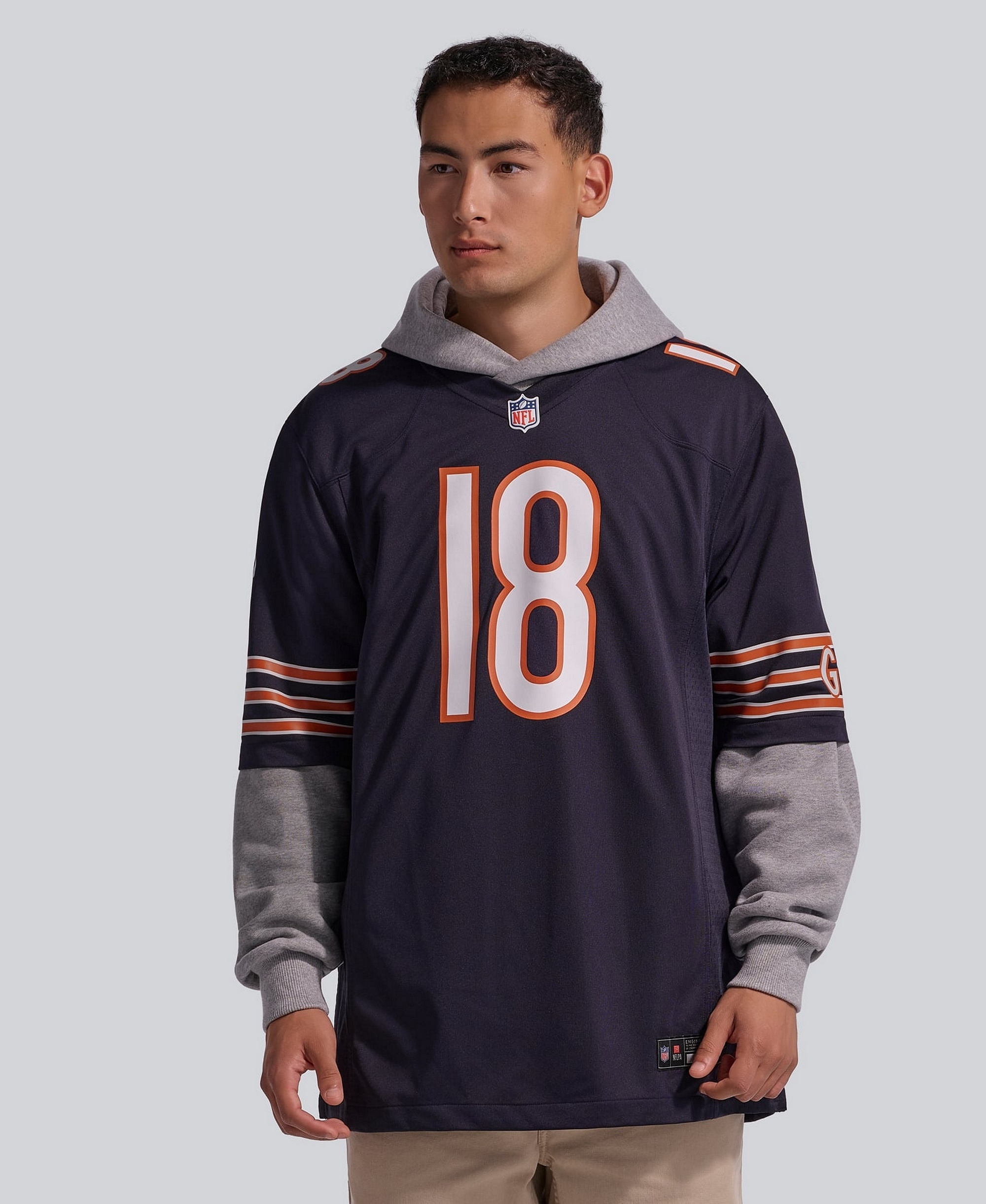 Nike Men's Caleb Williams Chicago Bears 2024 NFL Draft First Round Pick Player Game Jersey - Navy