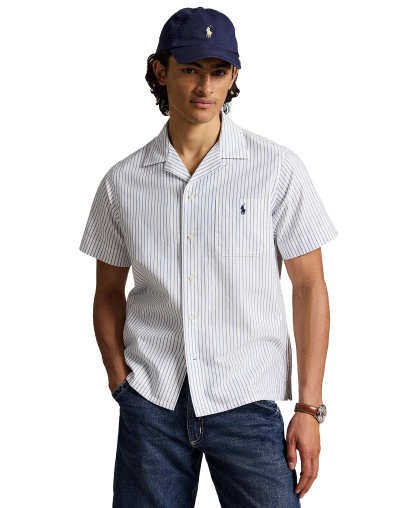 Polo Ralph Lauren Men's Classic-Fit Oxford Shirt - White Royal