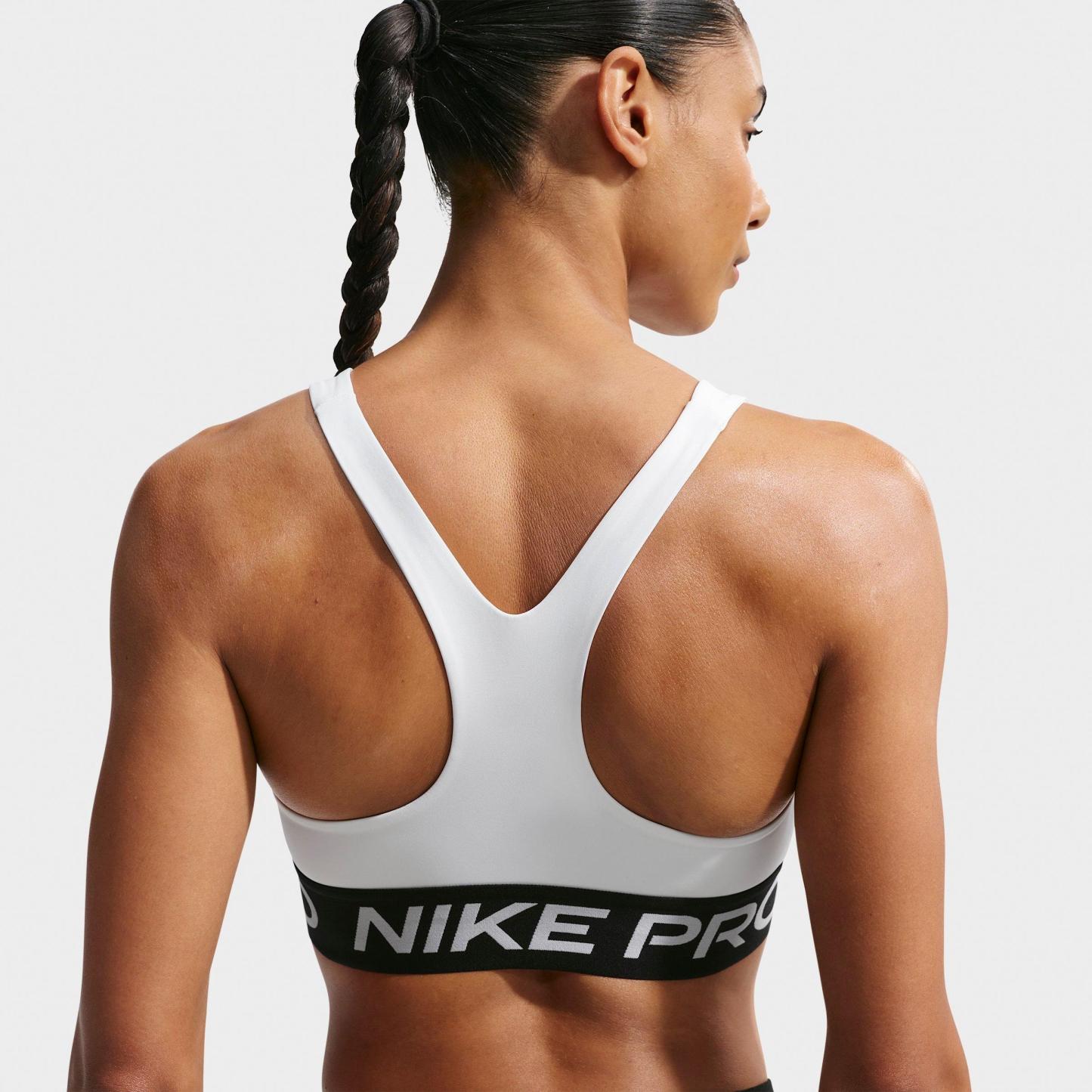 Women's Nithtke Pro 365 Light-Support Non-Padded Sports Bra - White/Black/White/Black